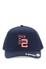 Baseball Cap With Embroidered Patch