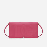 DG Logo Phone Bag in Rose Pink Handbags DOLCE & GABBANA - LOLAMIR