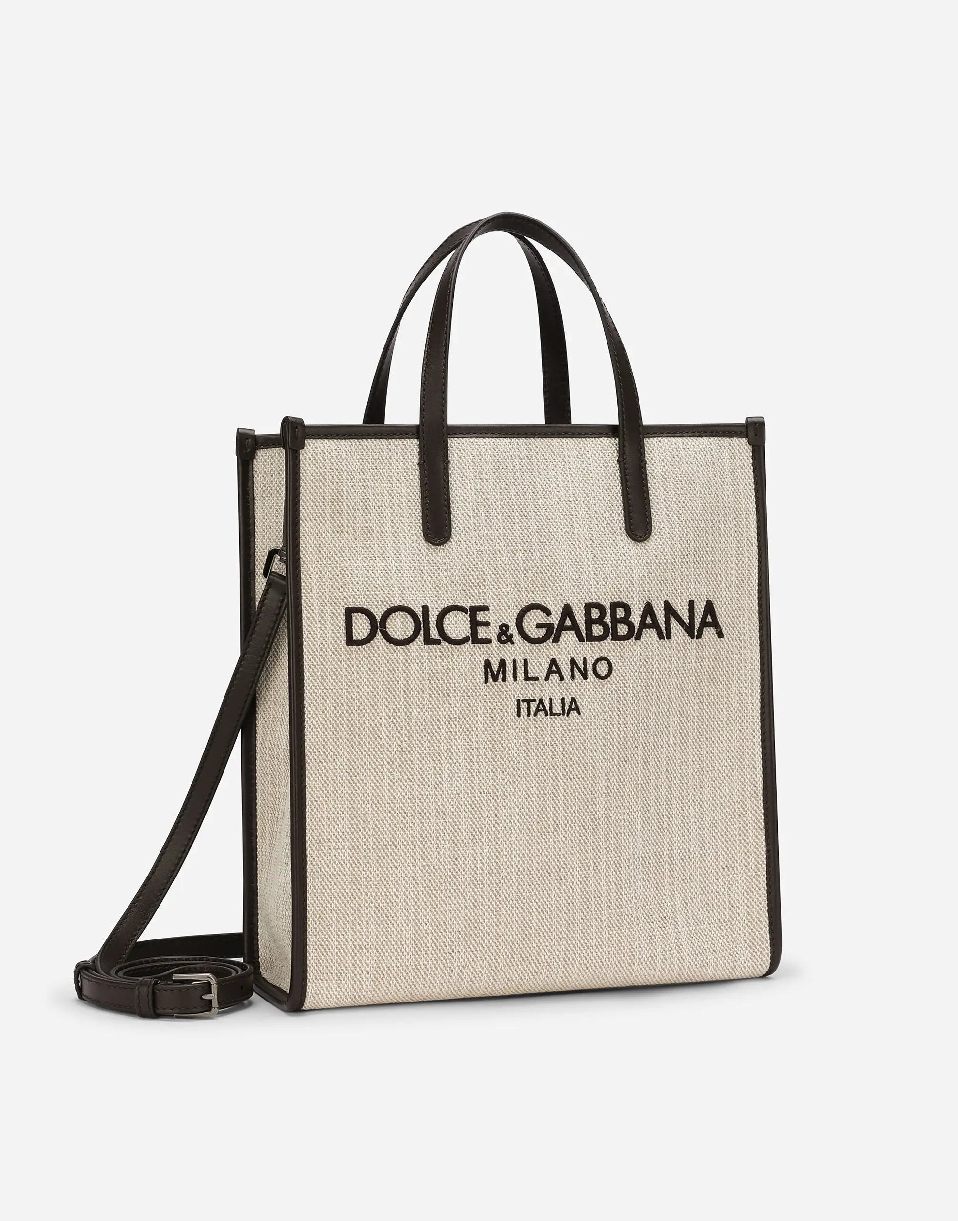 Small structured canvas shopper Handbags DOLCE & GABBANA - LOLAMIR