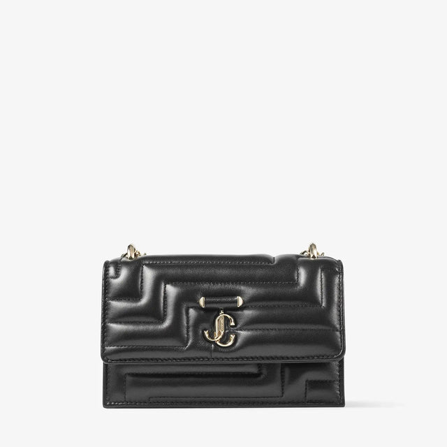 Bohemia Avenue Quilted Mini Bag in Black Handbags JIMMY CHOO - LOLAMIR