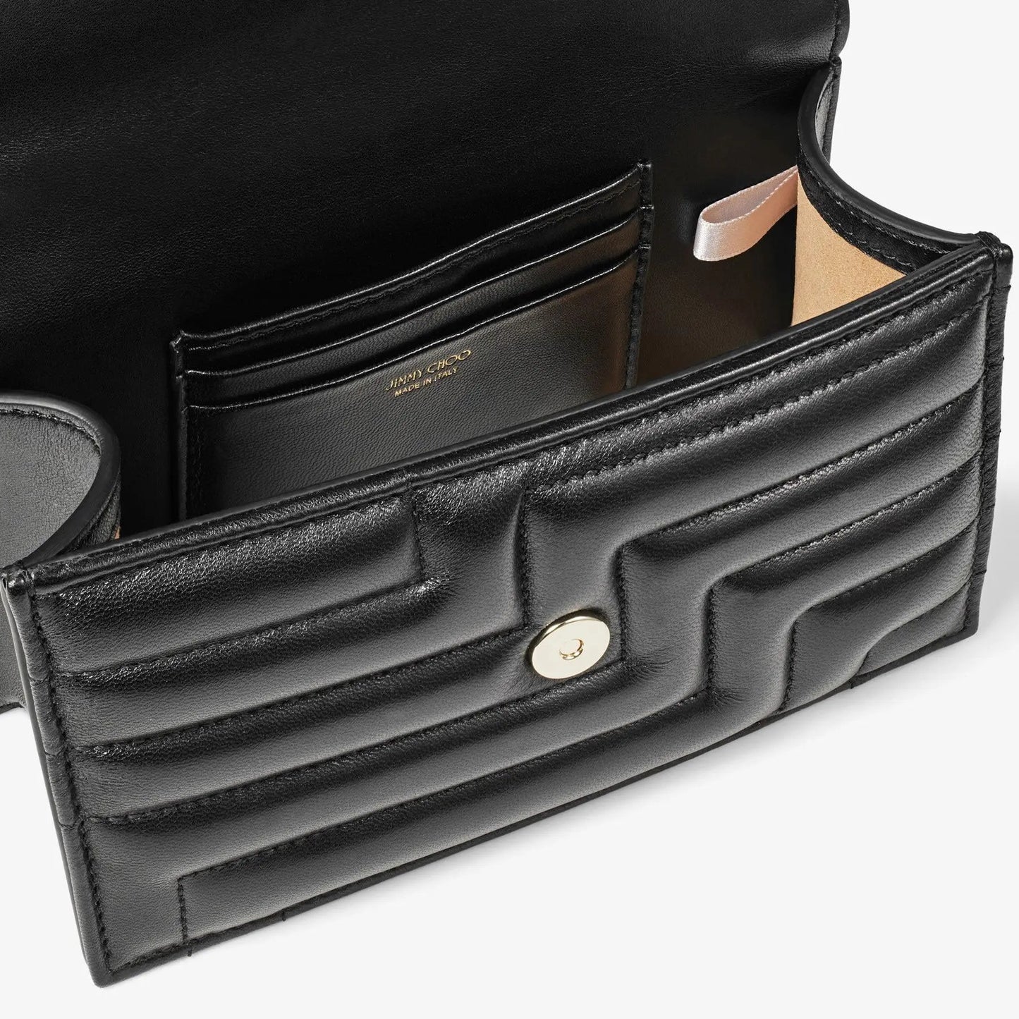 Bohemia Avenue Quilted Mini Bag in Black Handbags JIMMY CHOO - LOLAMIR