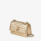 Bohemia Avenue Quilted Bag in Gold Handbags JIMMY CHOO - LOLAMIR