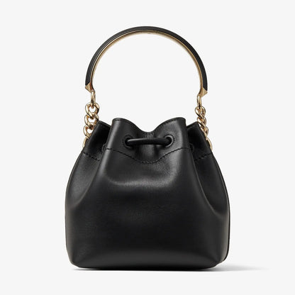 Bon Bon Bucket/S Bag in Black Handbags JIMMY CHOO - LOLAMIR