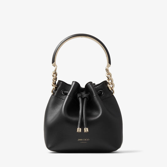 Bon Bon Bucket/S Bag in Black Handbags JIMMY CHOO - LOLAMIR