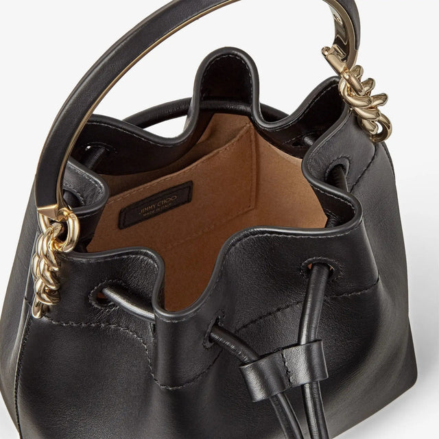 Bon Bon Bucket/S Bag in Black Handbags JIMMY CHOO - LOLAMIR