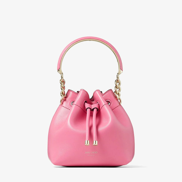 Bon Bon Bucket Bag in Candy Pink Handbags JIMMY CHOO - LOLAMIR