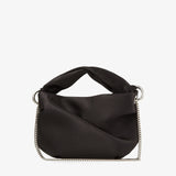 Bonny Satin Bag in Black Handbags JIMMY CHOO - LOLAMIR