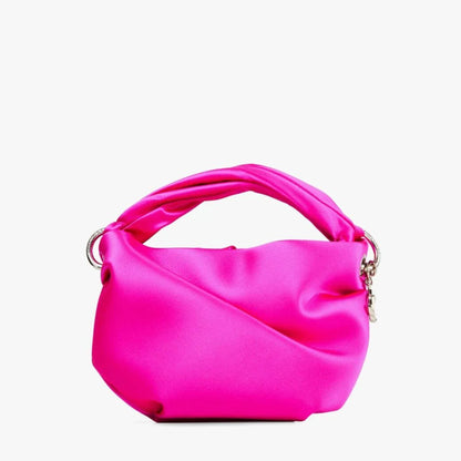 Bonny Satin Bag in Fuchsia Handbags JIMMY CHOO - LOLAMIR