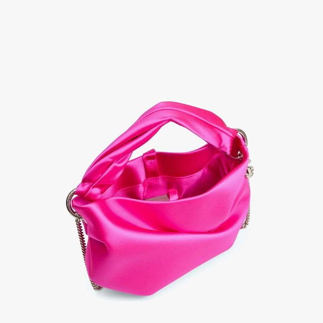 Bonny Satin Bag in Fuchsia Handbags JIMMY CHOO - LOLAMIR