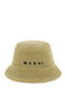 Raffia Effect Bucket Hat