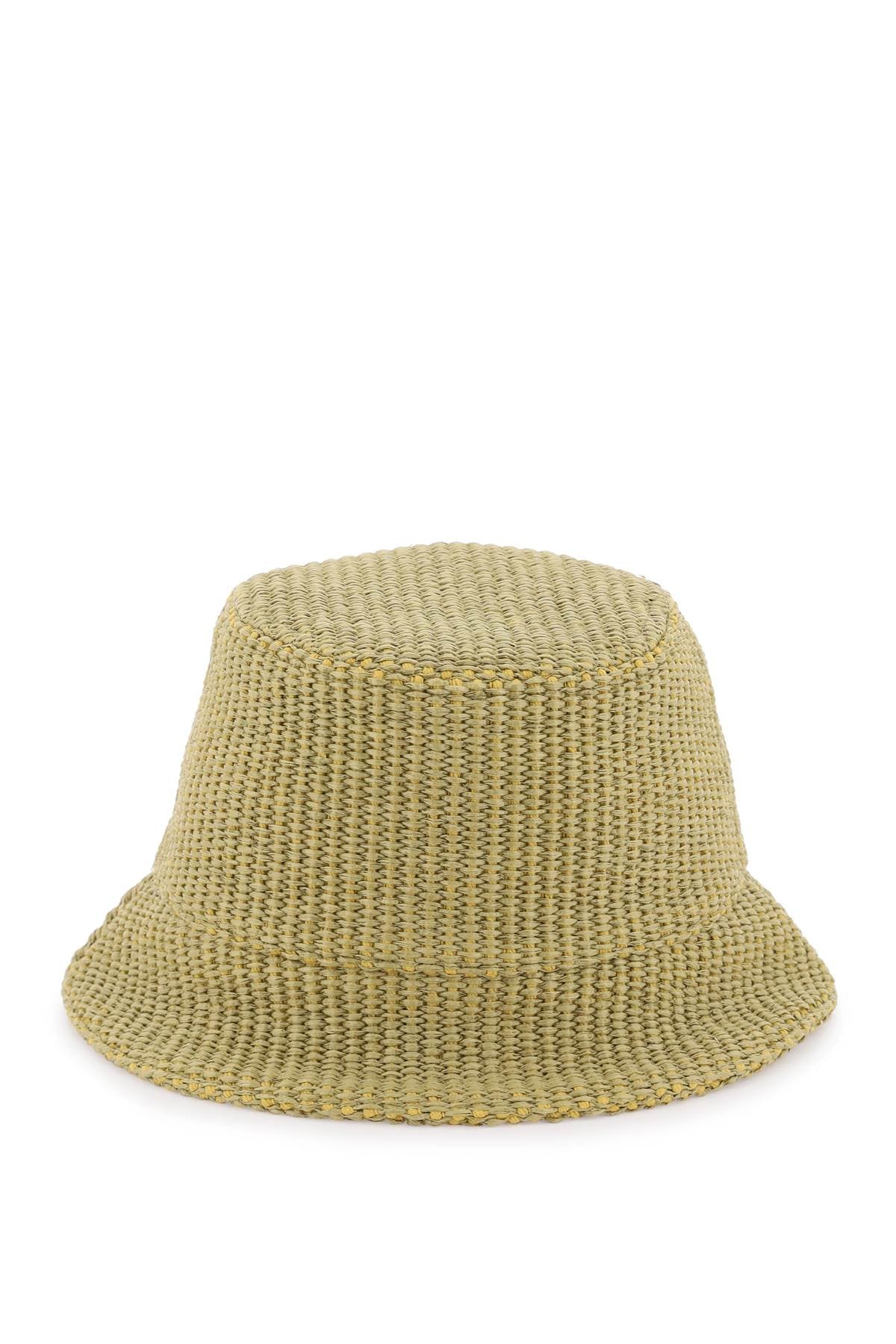 Raffia Effect Bucket Hat