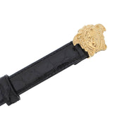 La Medusa Croco-Embossed Belt