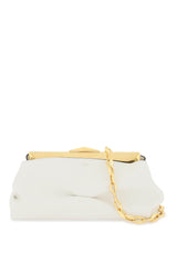 Diamond Frame Clutch Bag in Latte