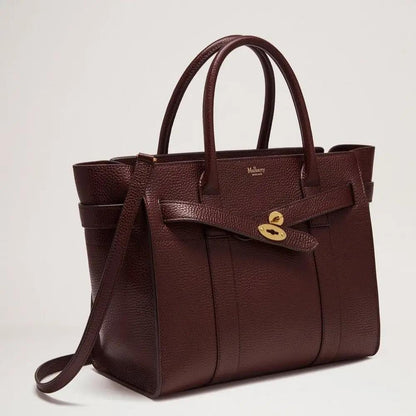 Small Zipped Bayswater in Oxblood Handbags MULBERRY - LOLAMIR
