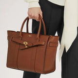 Small Zipped Bayswater in Oak Handbags MULBERRY - LOLAMIR