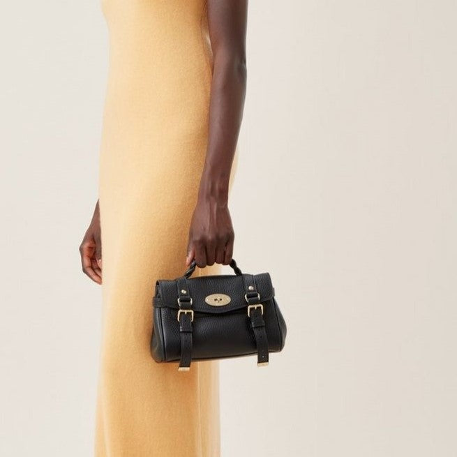Mini Alexa in Black Handbags MULBERRY - LOLAMIR
