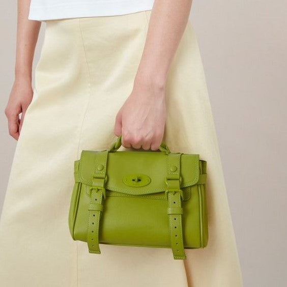 Mini Alexa in Acid Green Handbags MULBERRY - LOLAMIR