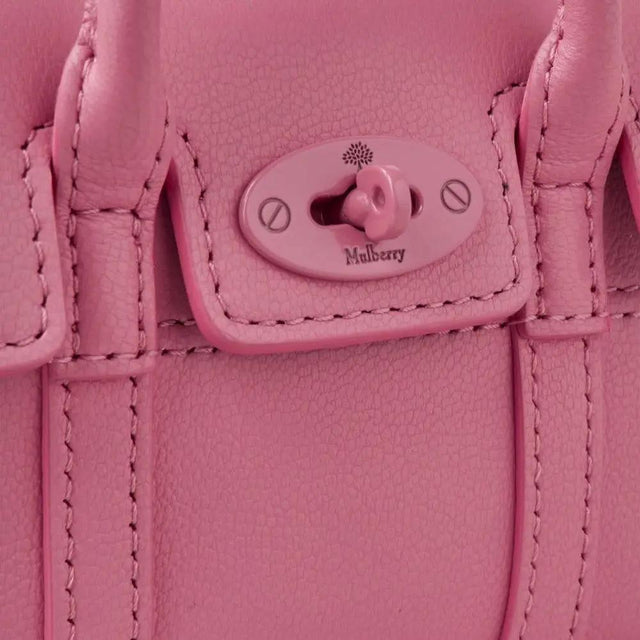 Micro Bayswater in Geranium Pink Handbags MULBERRY - LOLAMIR