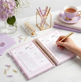 DAILY | Dreamy Peonies | Spiral Planner | Custom Start Month | Pink