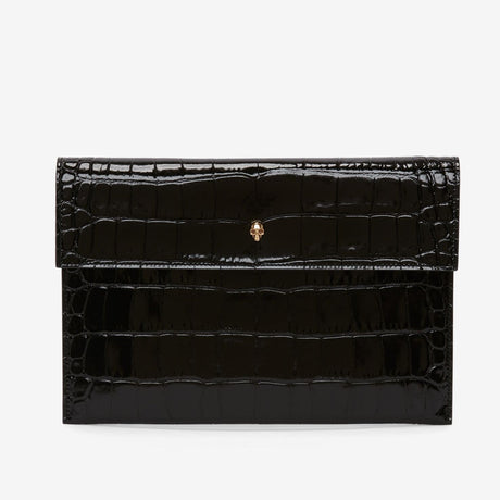 Skull Clutch in Black Handbags ALEXANDER MCQUEEN - LOLAMIR