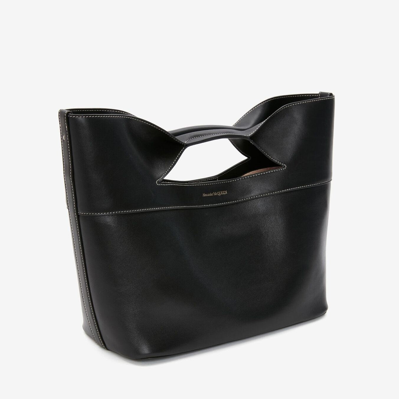 The Bow Small in Black Handbags ALEXANDER MCQUEEN - LOLAMIR