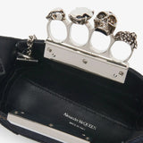 The Jewelled Hobo Mini Bag in Denim Handbags ALEXANDER MCQUEEN - LOLAMIR