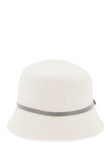 Shiny Band Bucket Hat With