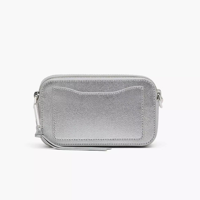 The Metallic Snapshot DTM Camera Bag in Silver Handbags MARC JACOBS - LOLAMIR