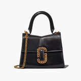 The St. Marc Mini Top Handle in Black Handbags MARC JACOBS - LOLAMIR