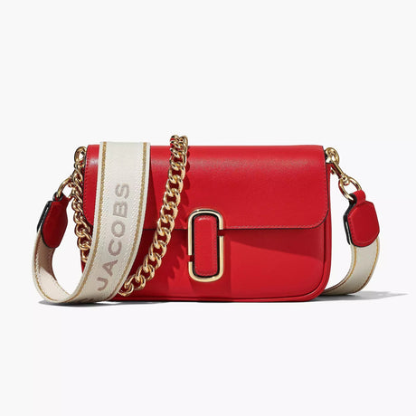 The J Marc Shoulder Bag in Red Handbags MARC JACOBS - LOLAMIR