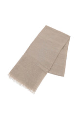 Cashmere And Silk Scarf in Beige