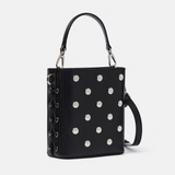 Frayme Studded Small Bucket Bag