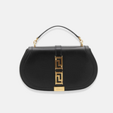 Greca Goddess Top Handle Bag in Black