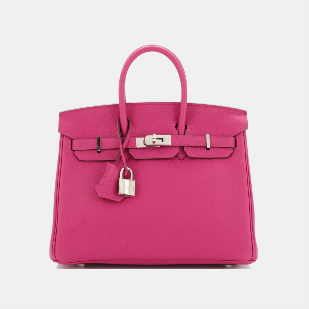 Birkin 25 Handbag in Rose Pourpre - Preowned Preowned HERMES - LOLAMIR