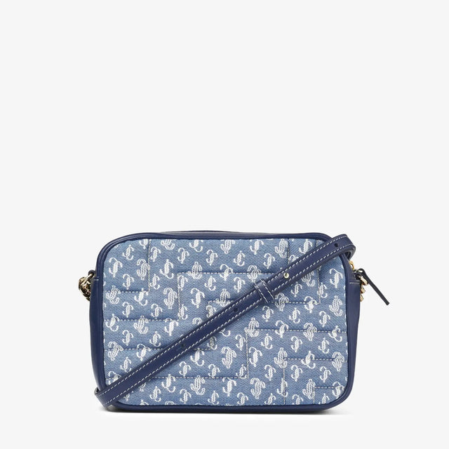 Avenue Quilted Camera bag in Denim JC Monogram Handbags JIMMY CHOO - LOLAMIR