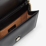 Avenue Clutch Bag in Smooth Black Handbags JIMMY CHOO - LOLAMIR