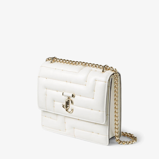 Avenue Quad Quilted Bag in Latte Handbags JIMMY CHOO - LOLAMIR