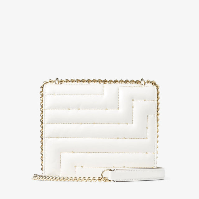 Avenue Quad Quilted Bag in Latte Handbags JIMMY CHOO - LOLAMIR