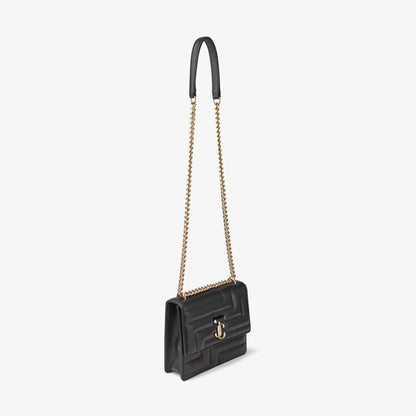 Avenue Quad Quilted Bag in Black Handbags JIMMY CHOO - LOLAMIR