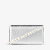 Avenue Wallet W/Chain in Silver Handbags JIMMY CHOO - LOLAMIR