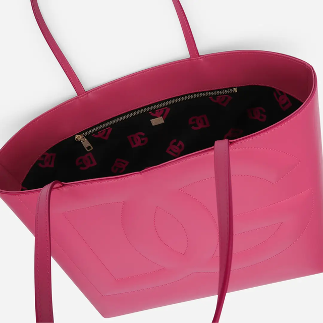 DG Logo Medium Shopper in Fuchsia Handbags DOLCE & GABBANA - LOLAMIR