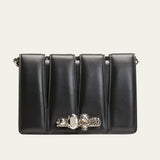 The Slash Skull Chain Shoulder Bag in Black Handbags ALEXANDER MCQUEEN - LOLAMIR