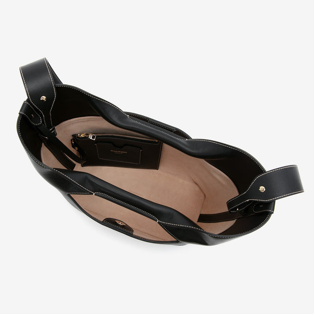 The Bow Small in Black Handbags ALEXANDER MCQUEEN - LOLAMIR