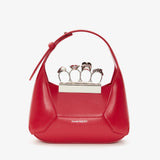 The Jewelled Hobo Mini Bag in Welsh Red Handbags ALEXANDER MCQUEEN - LOLAMIR