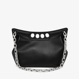 The Peak Small in Black Handbags ALEXANDER MCQUEEN - LOLAMIR