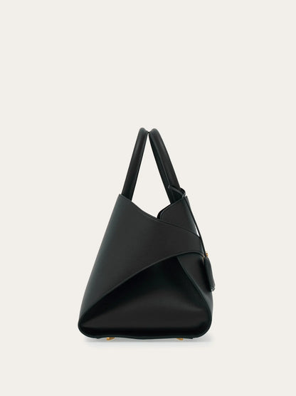 Hug handbag (M) in Black Handbags FERRAGAMO - LOLAMIR