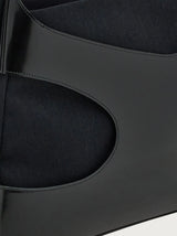 Hobo Large Shoulder bag with cut-out detailing in Black Handbags FERRAGAMO - LOLAMIR