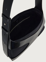 Hobo Large Shoulder bag with cut-out detailing in Black Handbags FERRAGAMO - LOLAMIR