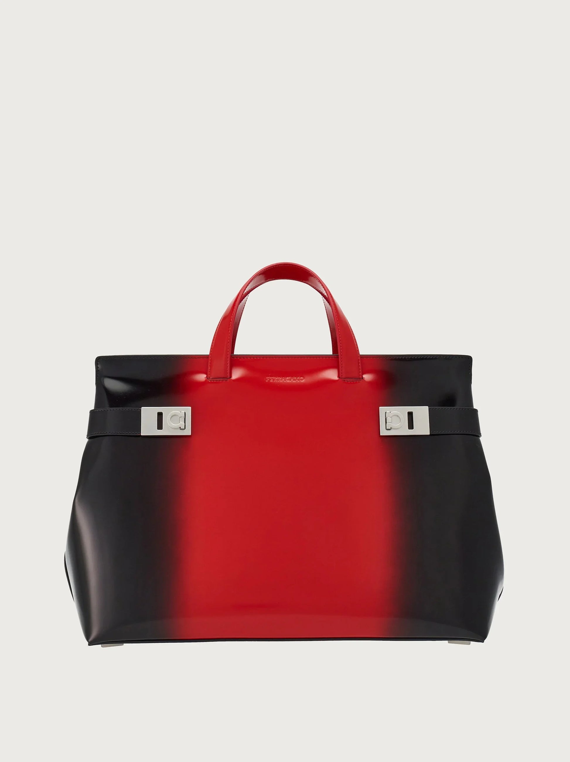 Tote bag with airbrushing in Black/Red Handbags FERRAGAMO - LOLAMIR