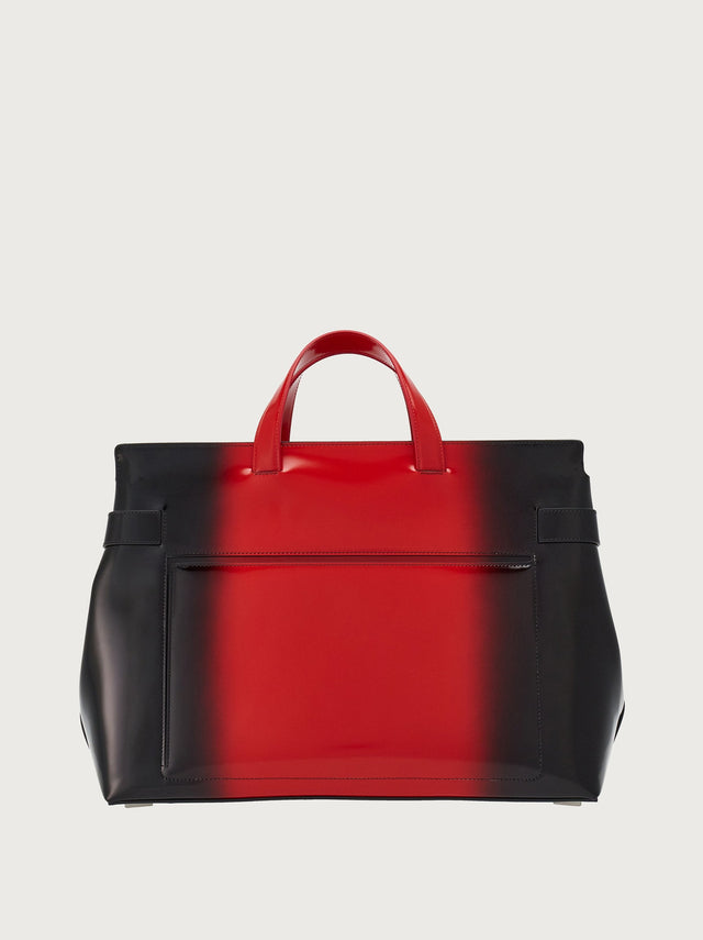 Tote bag with airbrushing in Black/Red Handbags FERRAGAMO - LOLAMIR